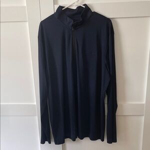 Navy Long Sleeve Quarter-Zip Shirt